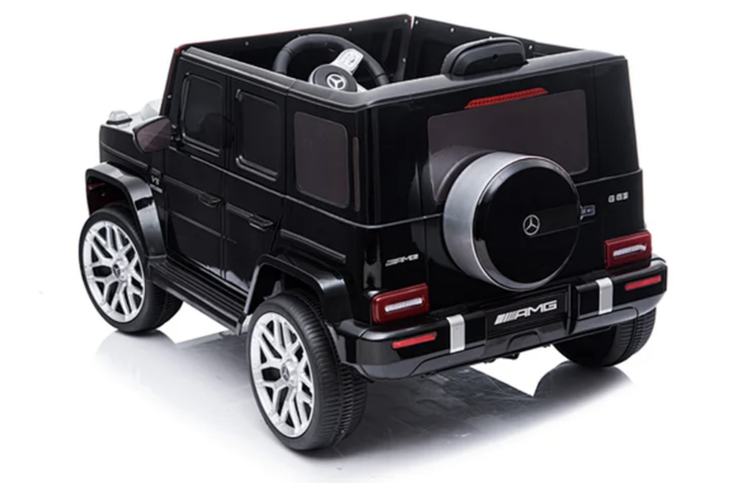 Mercedes Classe G Cabriolet - Noir 4 voitures électriques pour enfants les petits driver mercedes classe g noire